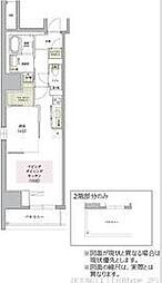 アーバネックス北堀江1丁目 1LDKの間取図画像