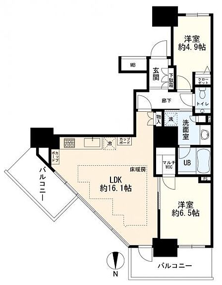 間取図 2LDK