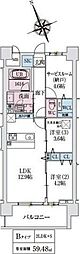 スプランディッド大阪NAMBA LINE 2SLDKの間取図画像