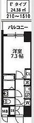 S-RESIDENCE新大阪駅前 1Kの間取図画像