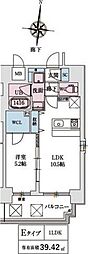 スプランディッド新大阪VIII 1LDKの間取図画像