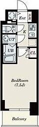 S-RESIDENCE難波Briller 1Kの間取図画像