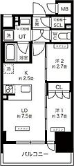 物件の間取り