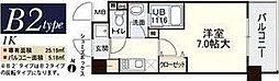 新大阪南グランドマンション 1Kの間取図画像