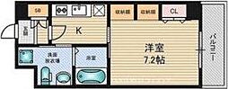 セントアミー東三国 1Kの間取図画像