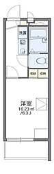 レオパレスYSK 1Kの間取図画像