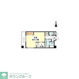 アイビス新梅田 ワンルームの間取図画像