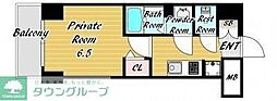 CityLuxNambaSouth 1Kの間取図画像