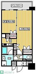 レジデンスエアポート 1LDKの間取図画像