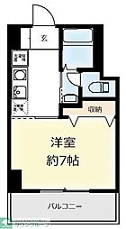 オアーゼ扇町 1Kの間取図画像