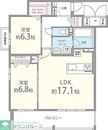 フェアリーガーデン 1SLDKの間取図画像