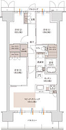 プラネスーペリア泉北原山公園 3LDKの間取図画像