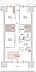 間取り：70.80m2・３LDK。2つのウォークインクロゼットと納戸も備わった収納豊富な間取り♪