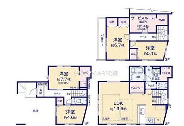 間取りを拡大表示