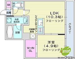 物件の間取り