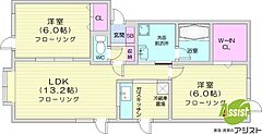 物件の間取り