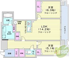 物件の間取り