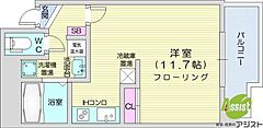 物件の間取り