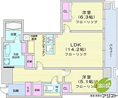 物件の間取り