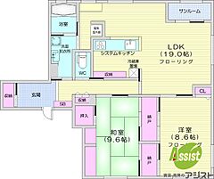 物件の間取り