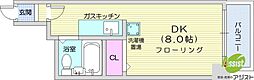 KWビル壱番館 1Kの間取図画像