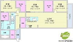 物件の間取り