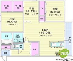 物件の間取り