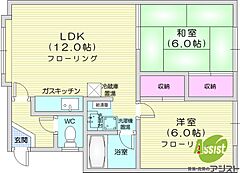 物件の間取り
