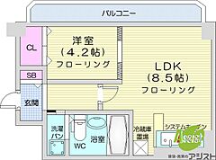 物件の間取り