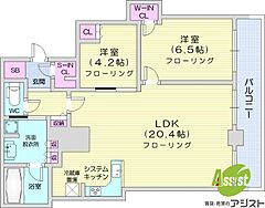 物件の間取り