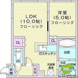 🉐敷金礼金0円！🉐札幌市営東西線 西１１丁目駅 徒歩7分