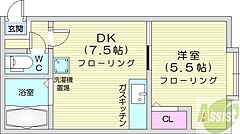 物件の間取り