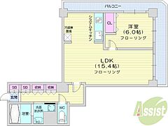 物件の間取り