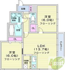 物件の間取り