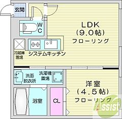 物件の間取り