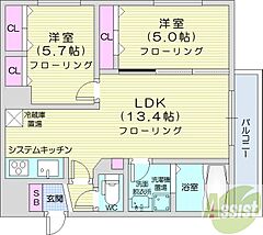 物件の間取り