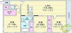 物件の間取り