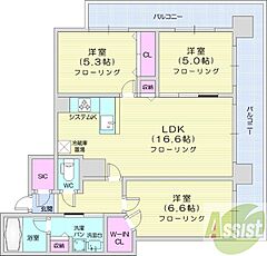 物件の間取り