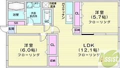 物件の間取り