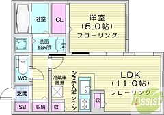 物件の間取り