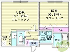物件の間取り