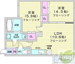 物件の間取り