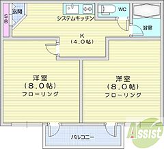 物件の間取り