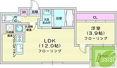 物件の間取り