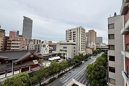 バルコニーからの眺望（北東方向）［2026年8月17日撮影］