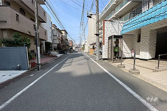 敷地南側の前面...