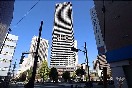 勝どきビュータワーの外観(南側から)