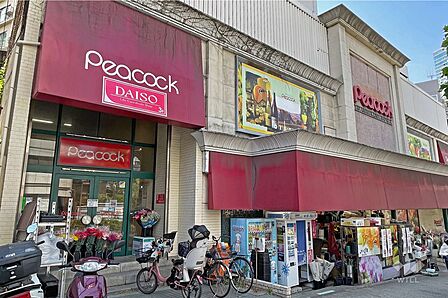 ピーコックストア(高輪魚籃坂店)の外観