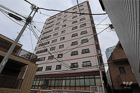 霞町コーポの外観(南東側から)