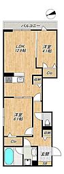 DーBellville 2LDKの間取図画像